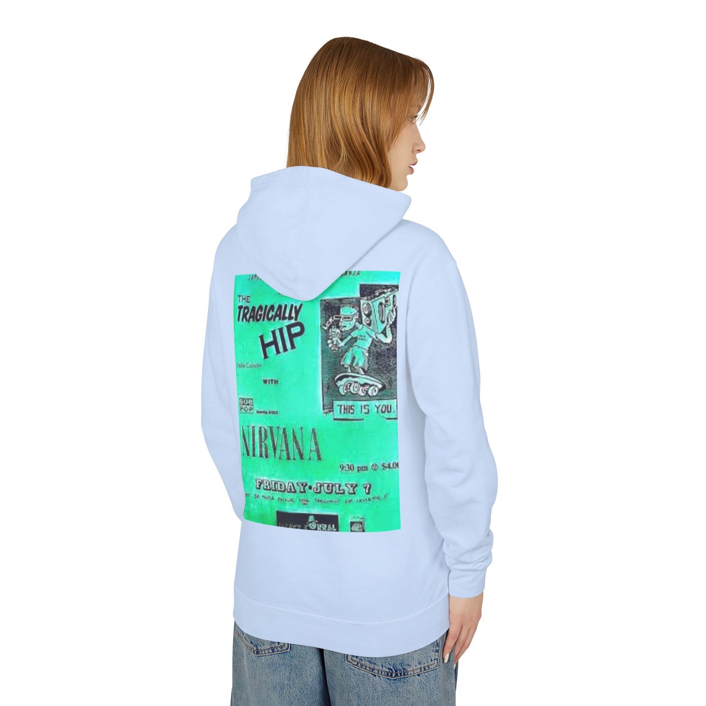 Unisex Lightweight Hooded Sweatshirt