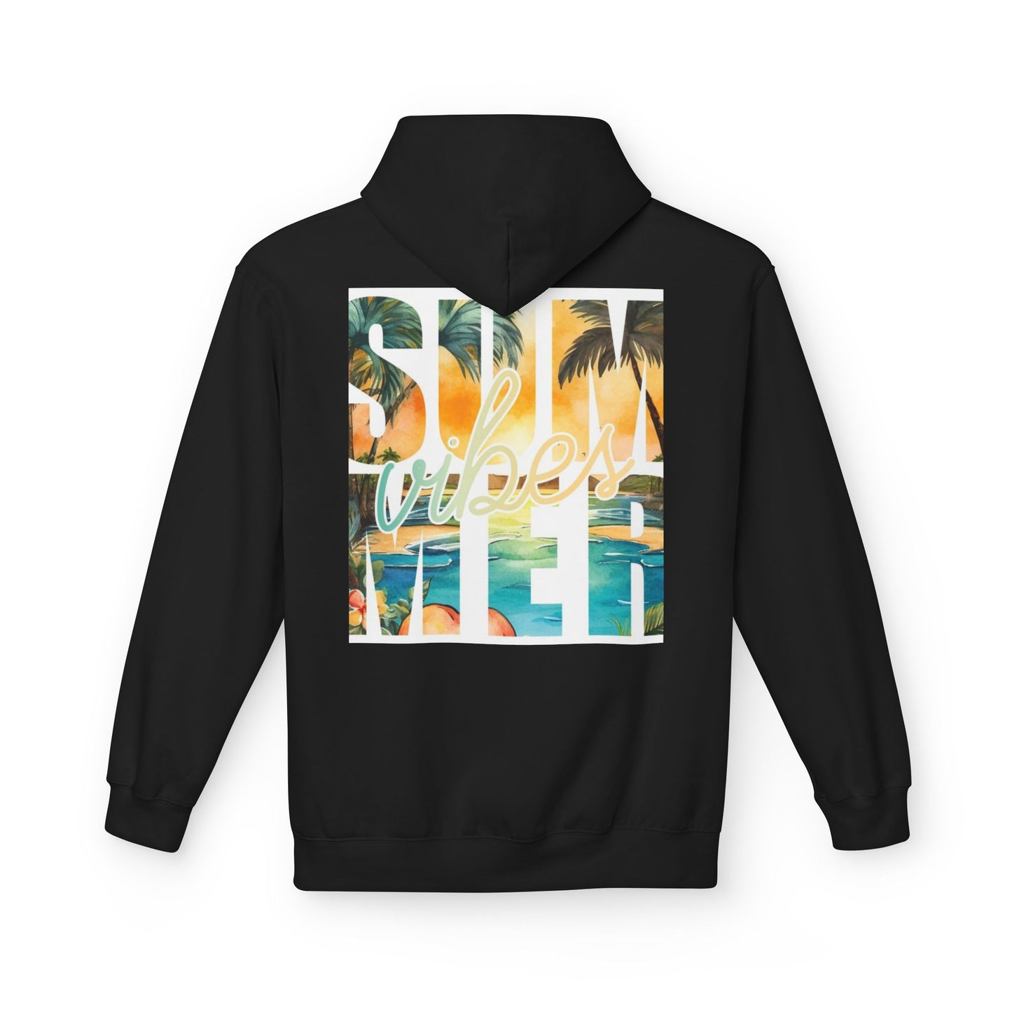Summer Vibes Unisex Fleece Hoodie