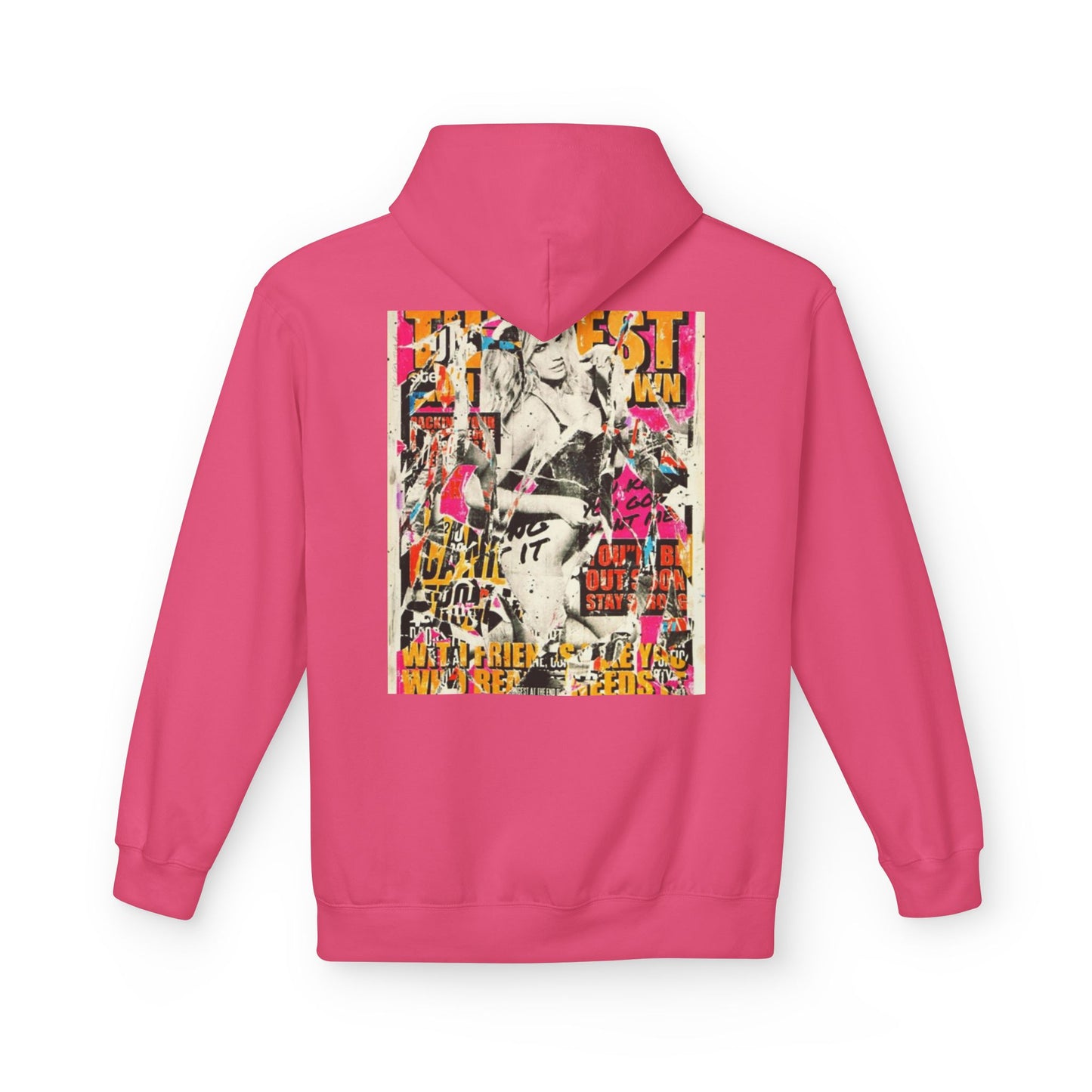 Unisex Midweight Softstyle Fleece Hoodie - Trendy Graphic Art Design