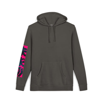 Pigment-Dyed Hoodie — Retro Racing Car Graphic ("911 GT3R")