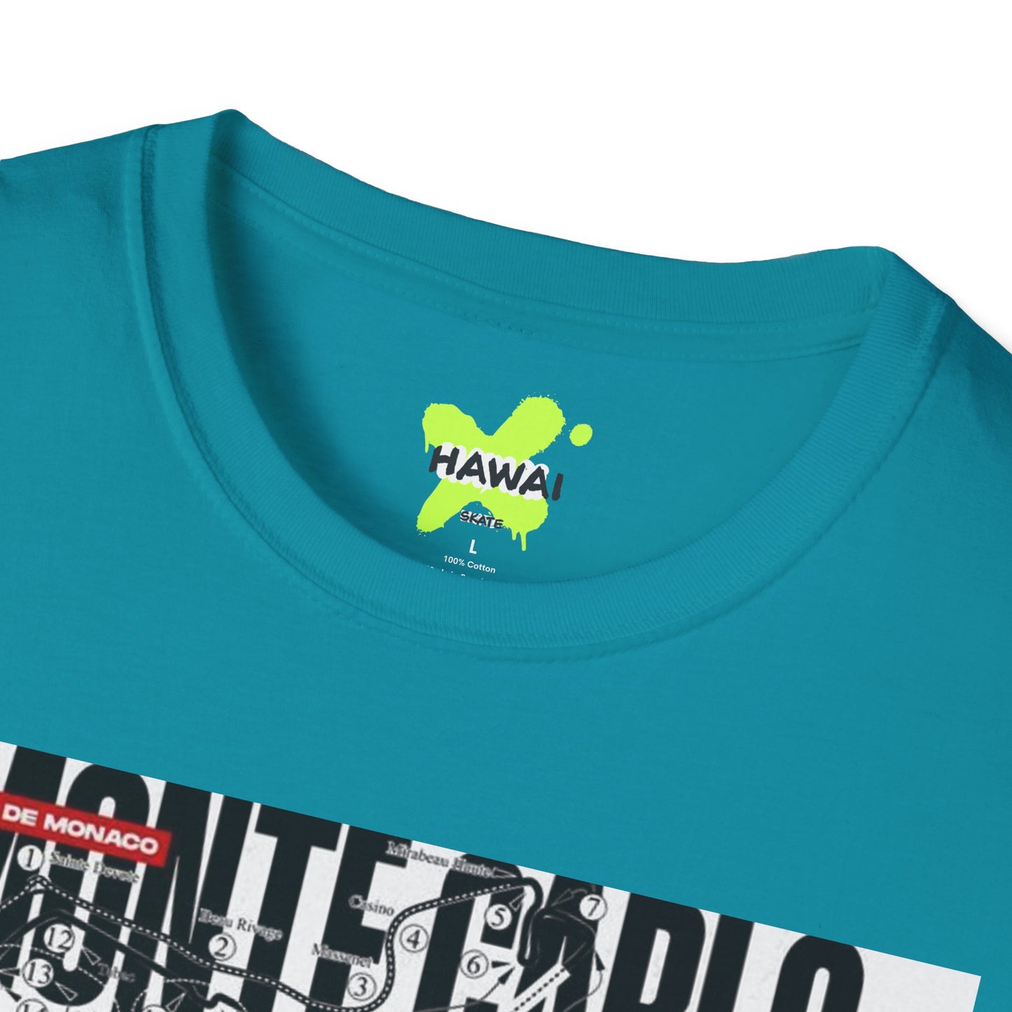 Monte Carlo Racing Graphic T-Shirt - Unisex Softstyle Tee for Car Enthusiasts