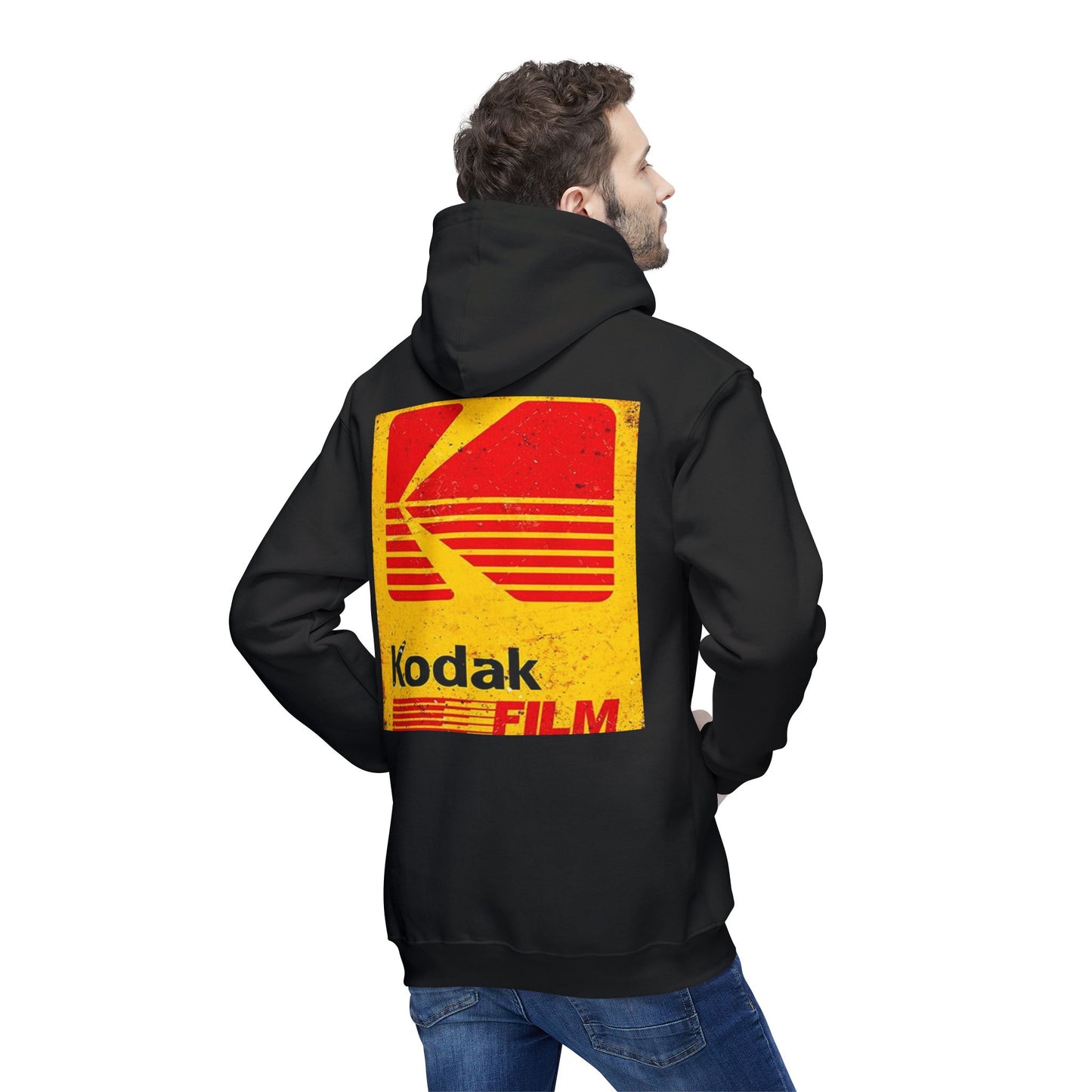 Retro Kodak Film Unisex Hooded Sweatshirt - Vintage Style Graphic Hoodie