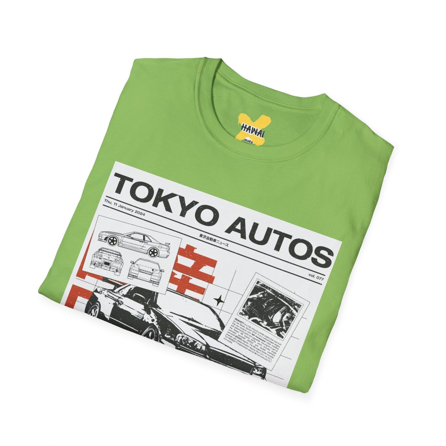 Tokyo Autos Street Beast T-Shirt, Unisex Graphic Tee, Car Enthusiast Gift, Casual Streetwear, Automotive Fashion, Birthday Gift