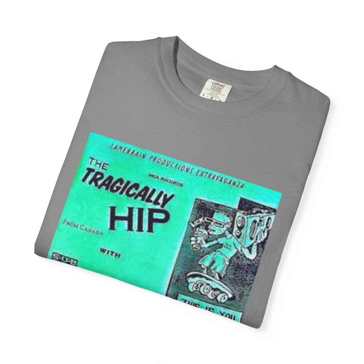 Retro Band Graphic T-Shirt - Nirvana & Tragically Hip Design
