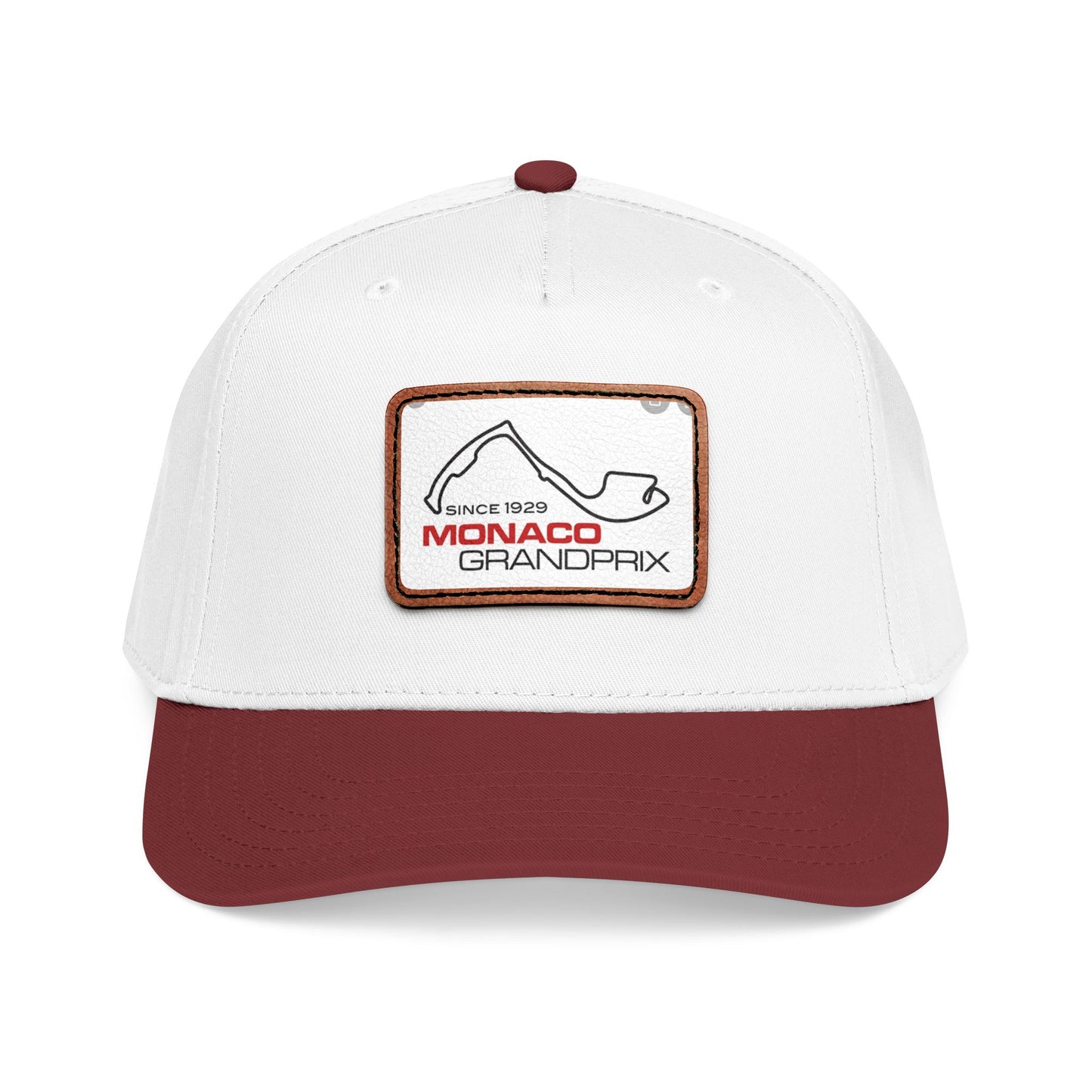 Monaco Grand Prix Leather Patch Baseball Cap