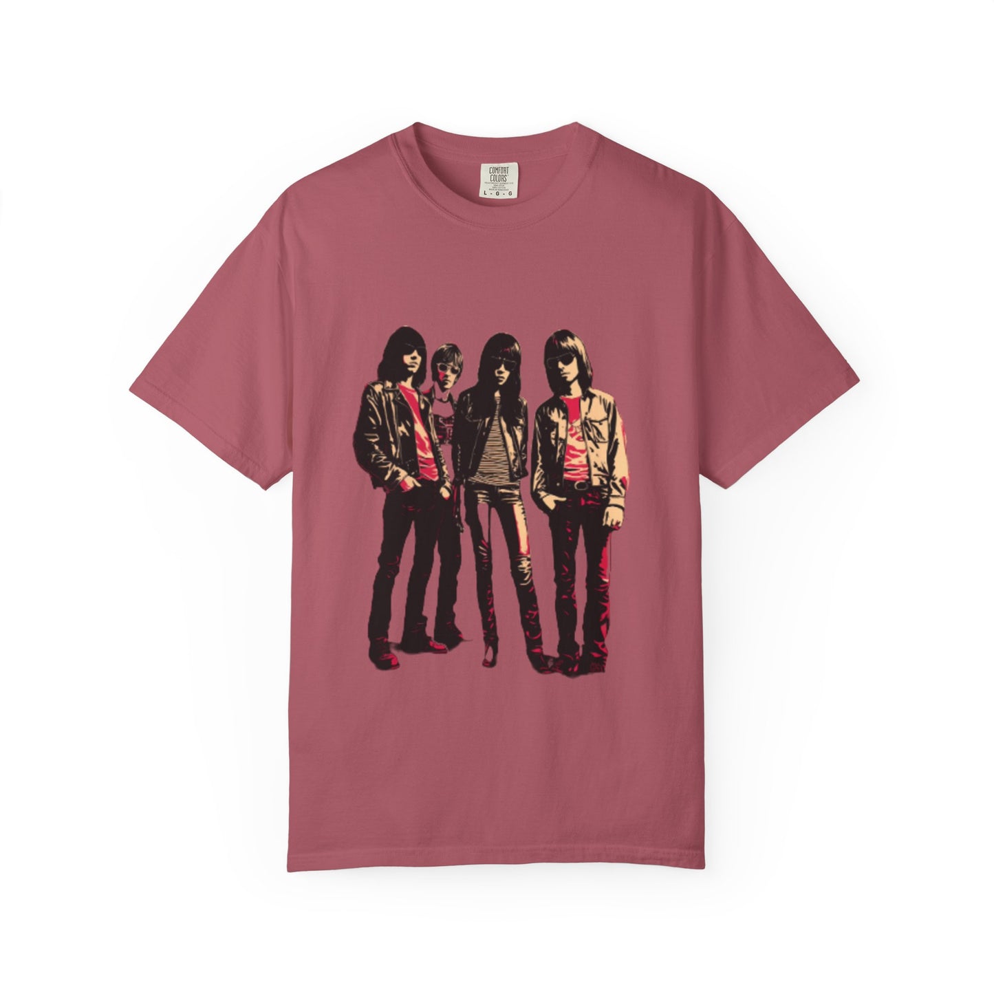 Rock Band Graphic Unisex Garment-Dyed T-Shirt