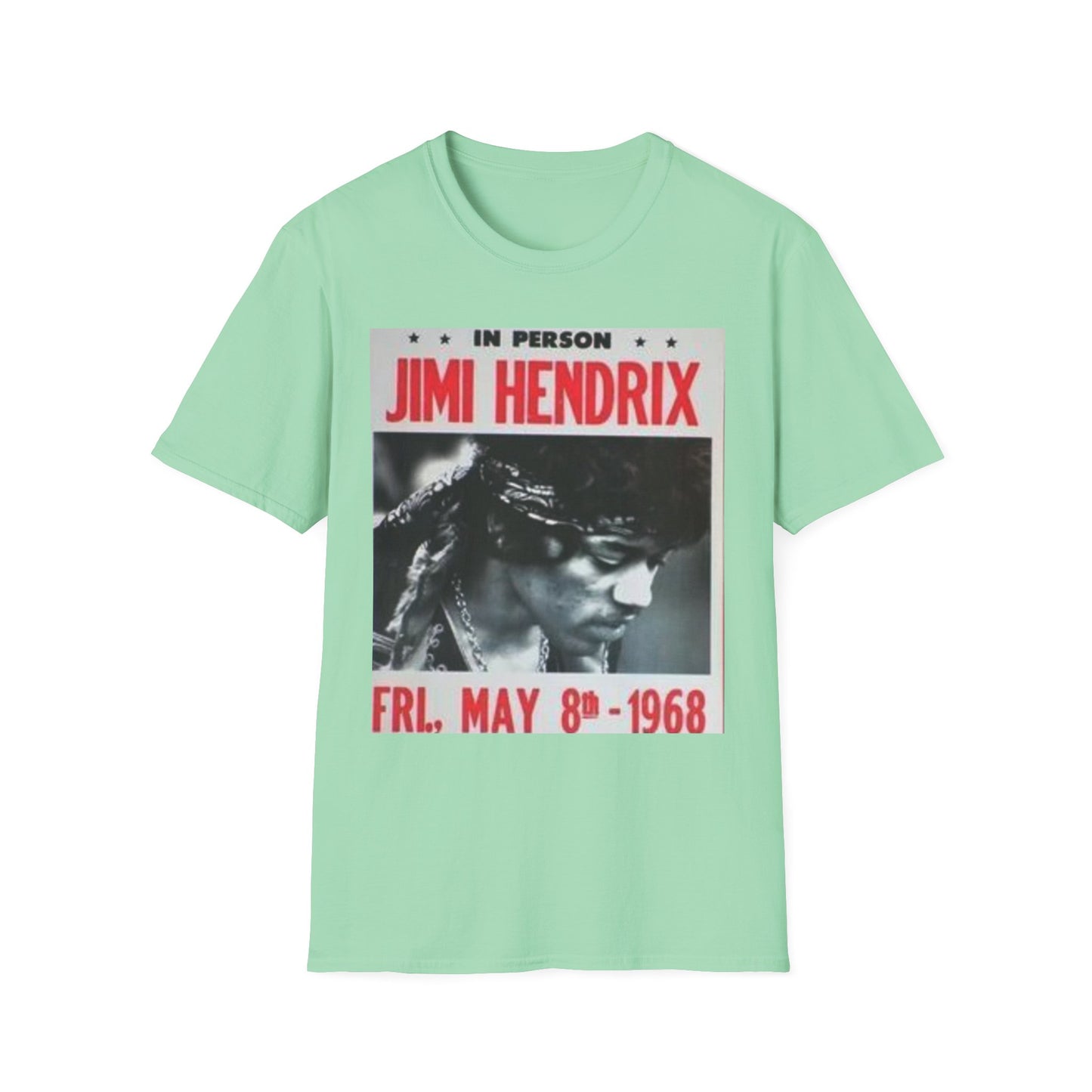 Vintage Jimi Hendrix T-Shirt, Retro Rock Tee, Music Gift for Fans, Unisex Graphic Tee, Concert Memorabilia