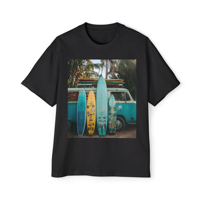 Surf Van Photo T‑Shirt — Vintage Surfboard Beach Tee