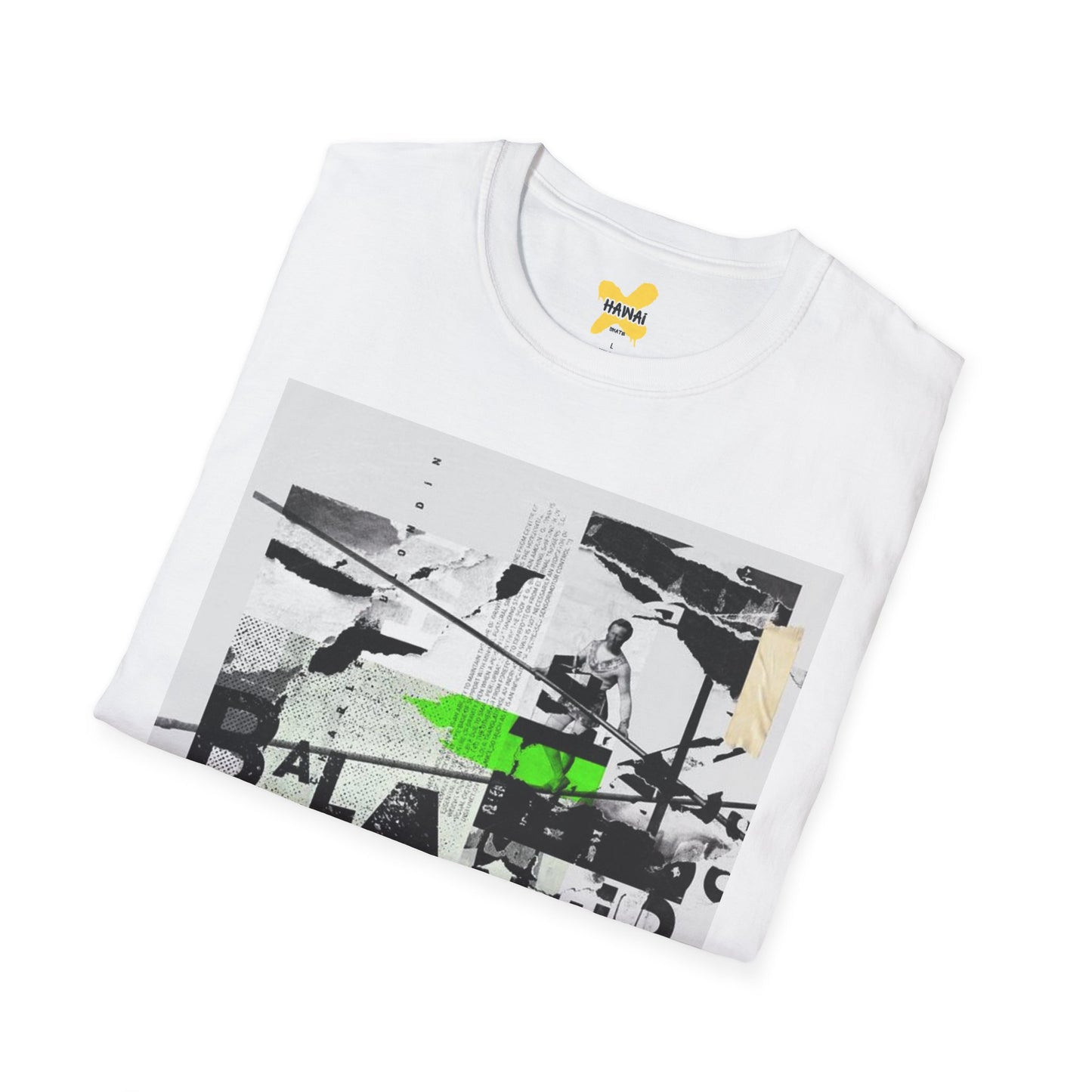 Retro Graphic Tee - Balance Art Design for Casual Style