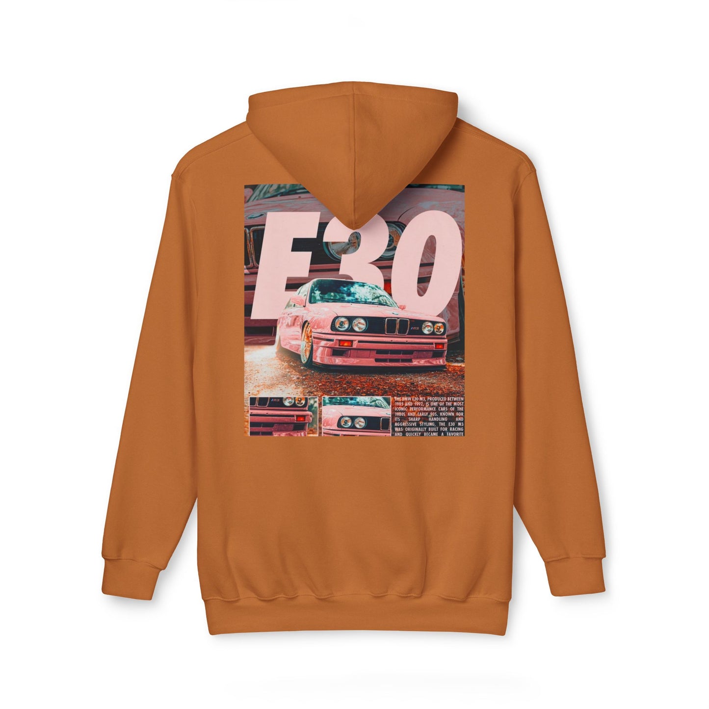 E30 Vintage Car Unisex Hooded Sweatshirt - Casual Comfort for Car Enthusiasts