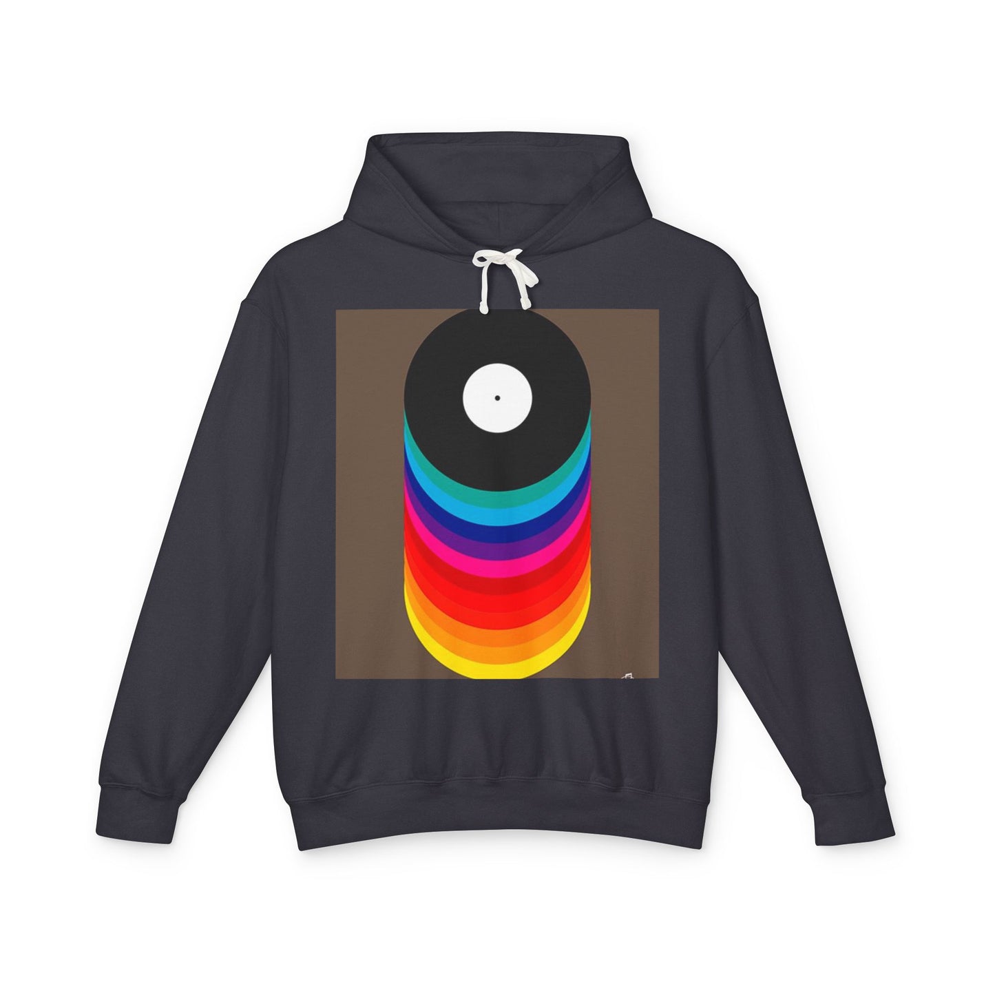 Colorful Vinyl Record Unisex Lightweight Hoodie