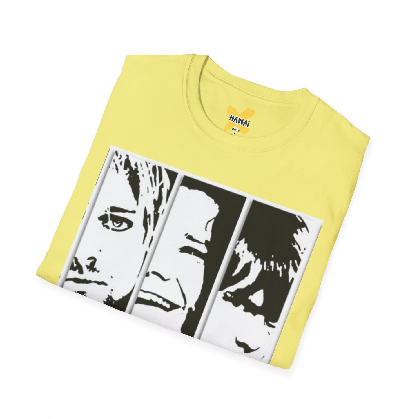 Trendy Band Graphic T-Shirt, Unisex Softstyle Tee, Casual Everyday Wear, Music Lover Gift, Rock Band Style