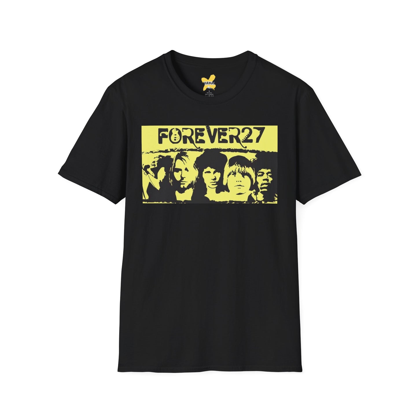 Forever 27 Unisex Softstyle T-Shirt - Tribute to Iconic Musicians