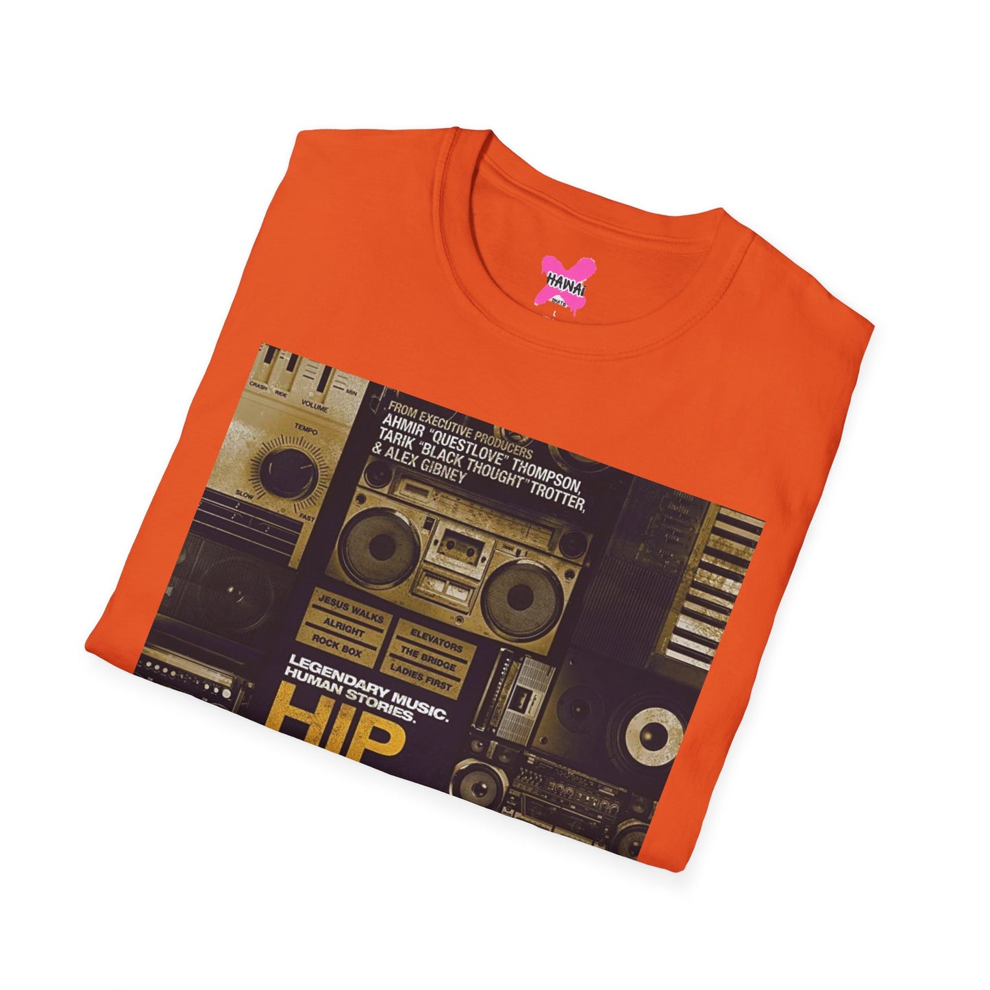 Hip Hop Vibes Unisex T-Shirt, Retro Music Tee, Gift for Music Lovers, Streetwear Style, Festival Shirt, Unisex Graphic Tee