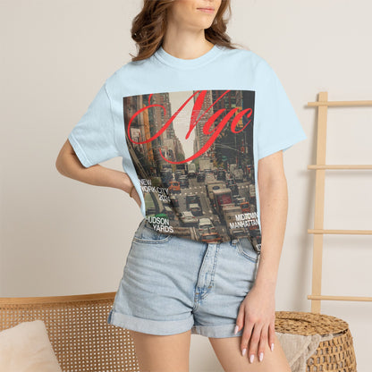 NYC Traffic Photo Tee — Midtown Manhattan Hudson Yards Graphic T-Shirt