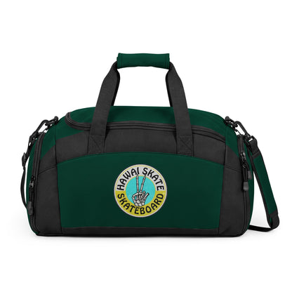 Skateboard Patch Gym Bag — Hawaiian Skateboard Travel Duffel