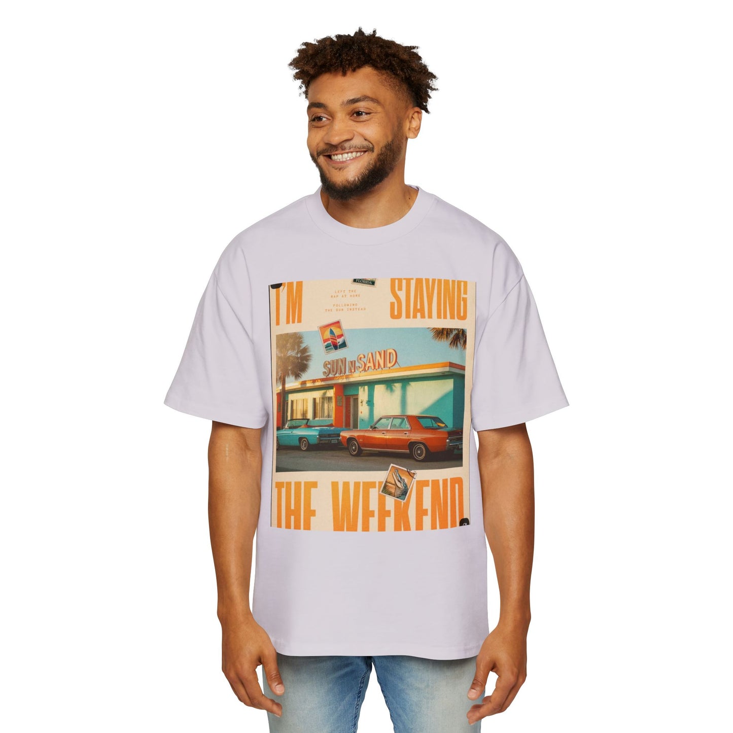 Weekend Vibes Tee — "I'm Staying the Weekend" Retro Diner Graphic T-Shirt