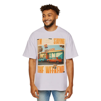 Weekend Vibes Tee — "I'm Staying the Weekend" Retro Diner Graphic T-Shirt