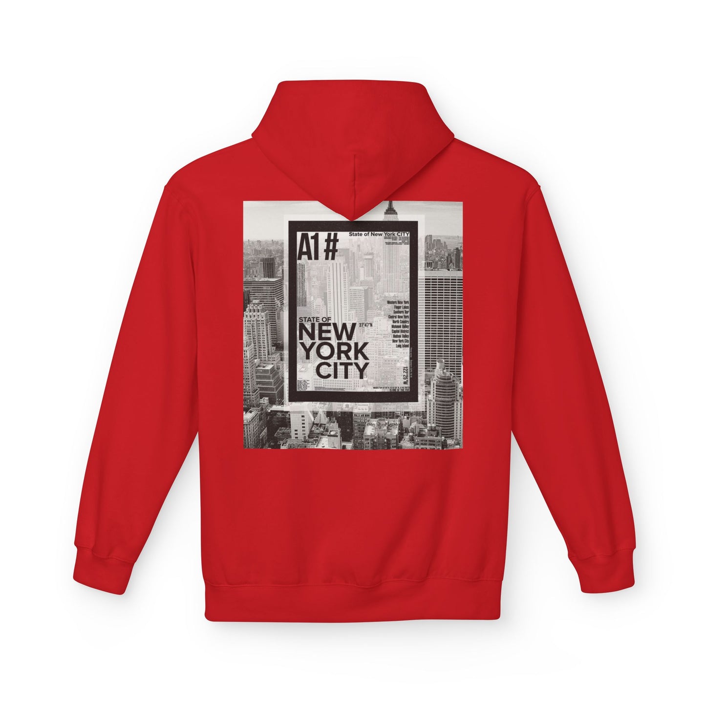 Happy Vibes Unisex Fleece Hoodie - Smiley Face Design