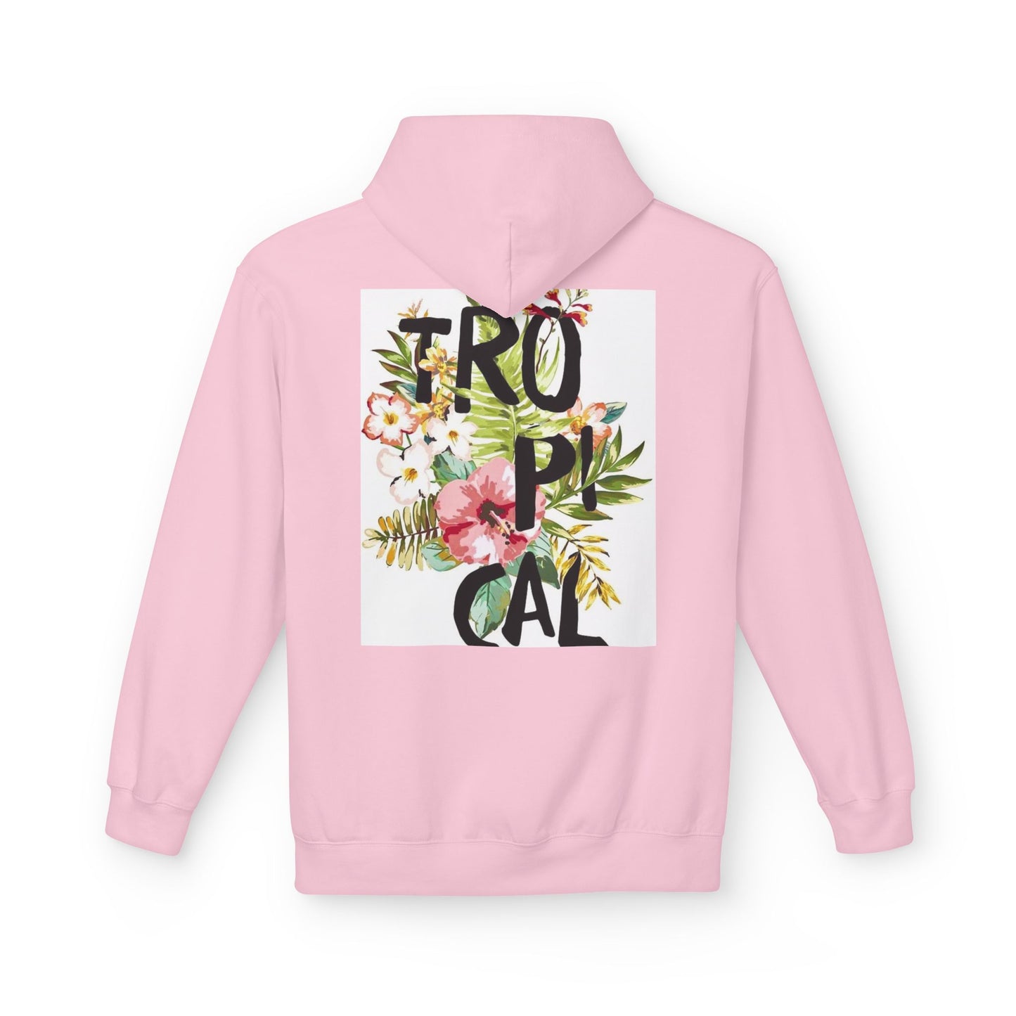 Tropical Floral Hoodie for Summer Vibes | Unisex Softstyle Fleece