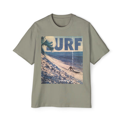 Surf Vintage Photo Tee — Men's Oversized Surf Graphic T-Shirt