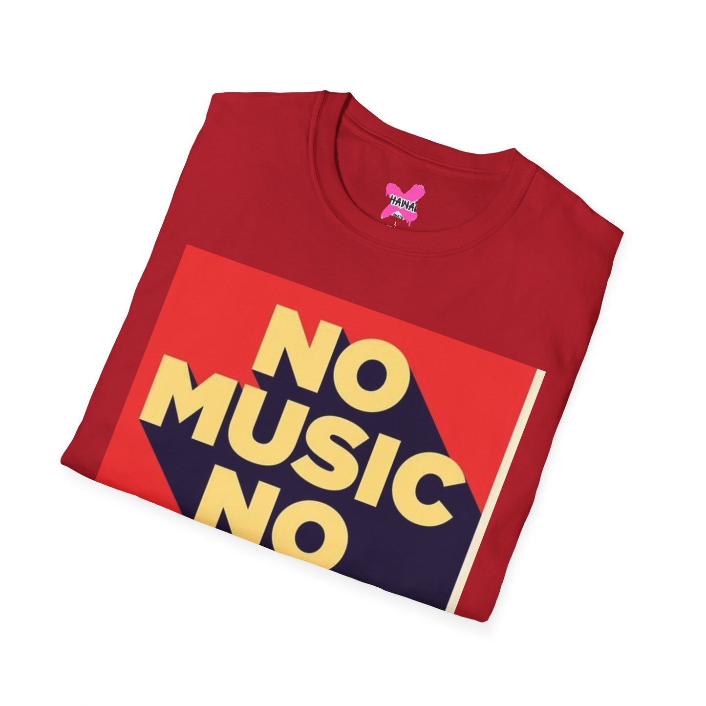 No Music No Life Unisex Softstyle T-Shirt – Music Lover's Essential