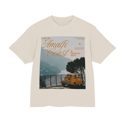 Amalfi Coast Vintage Fiat Tee – Retro Travel Graphic T-Shirt