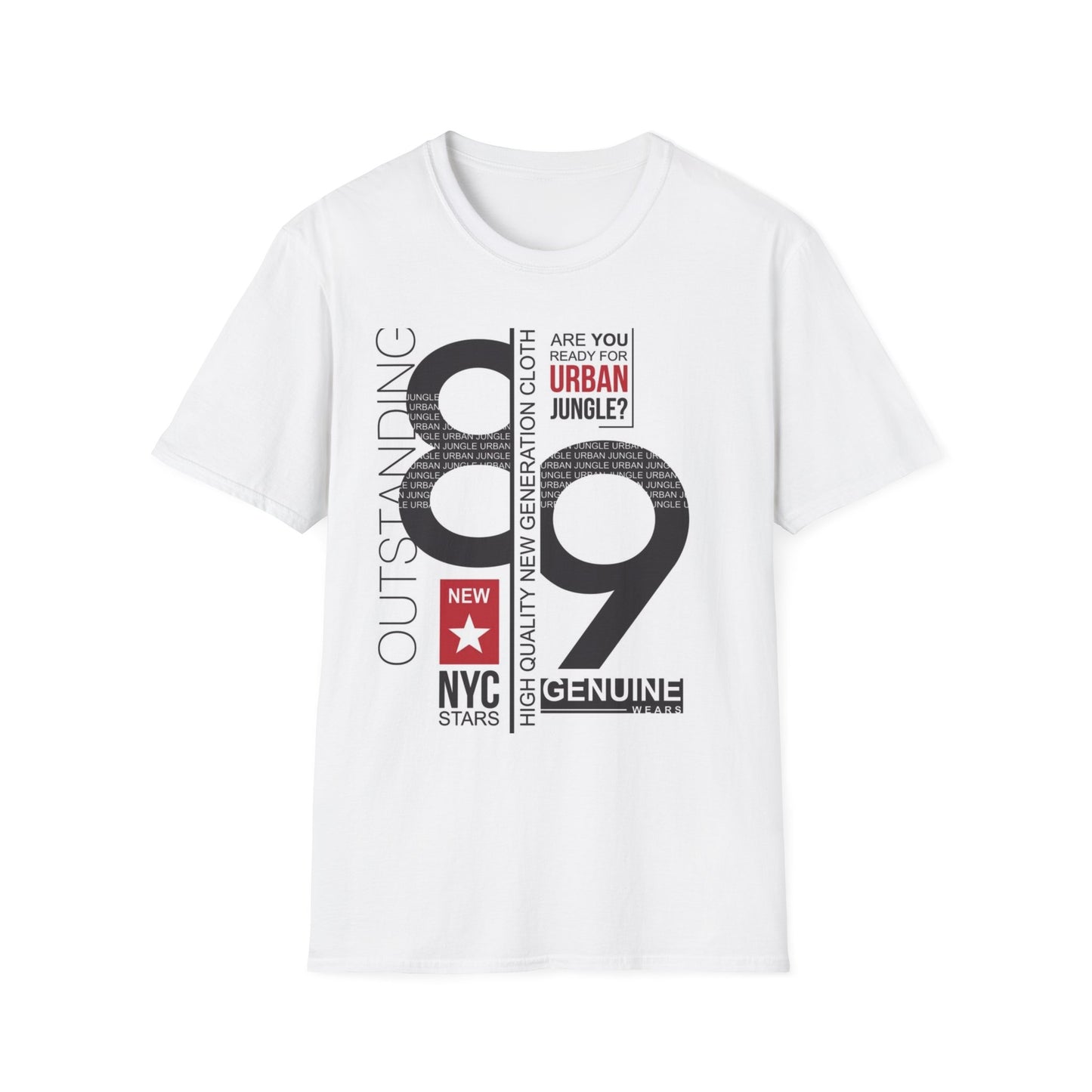 Urban Jungle Graphic T-Shirt, Unisex Tee, Casual Wear, Street Style, Gift for Him or Her, Comfortable Everyday Shirt