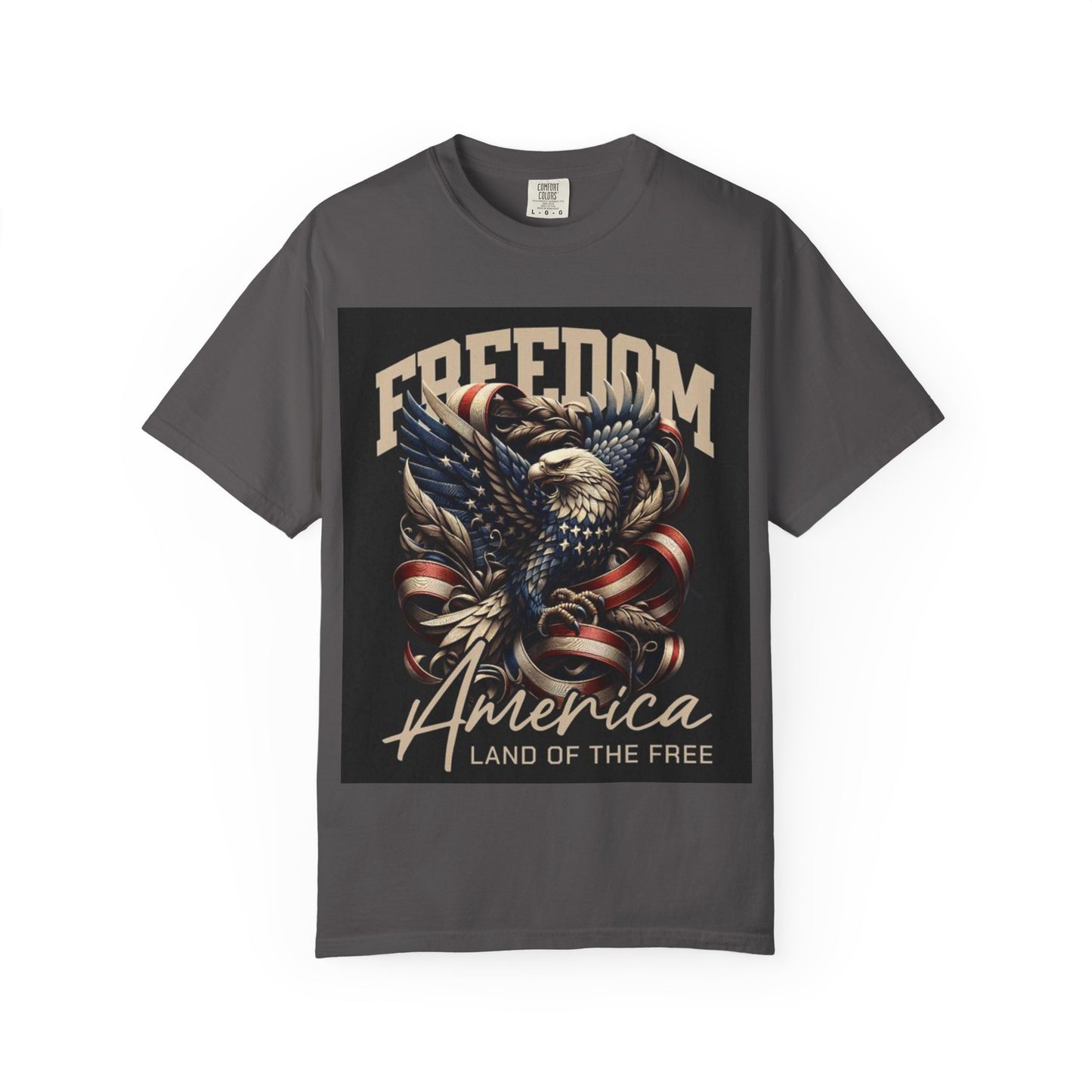 Patriotic Eagle T-Shirt, Freedom Apparel, American Pride Tee, Fourth of July Gift, Vintage Style Shirt