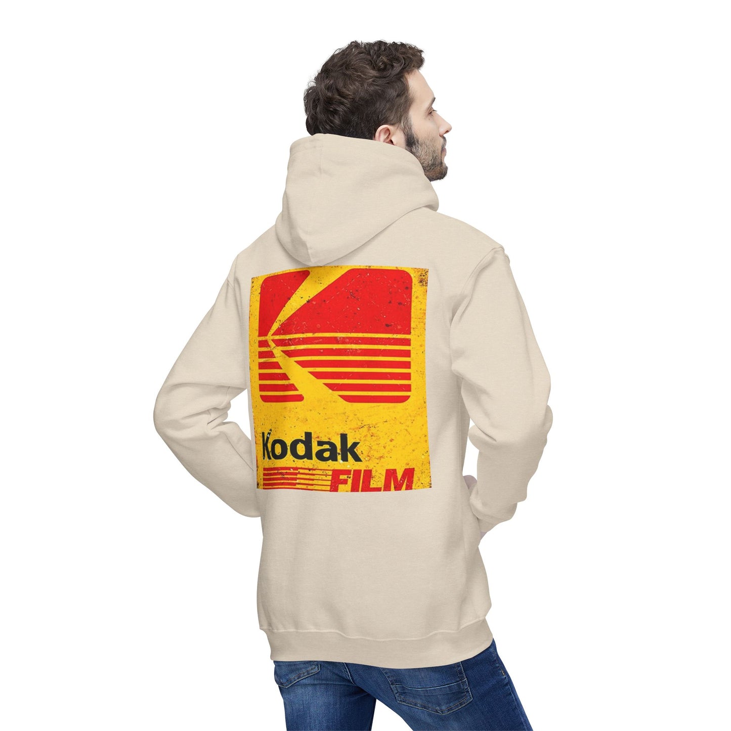 Retro Kodak Film Unisex Hooded Sweatshirt - Vintage Style Graphic Hoodie