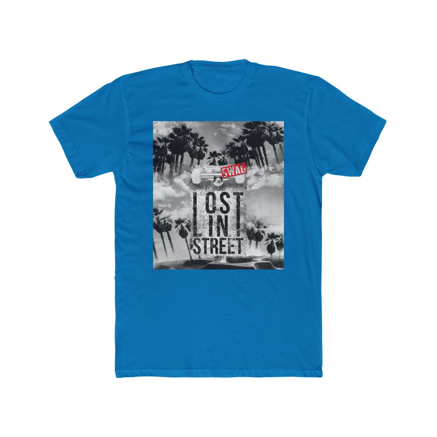 Lost in the Street Graphic Tee, Casual Everyday Shirt, Holiday Gift, Travel Enthusiast Apparel, Streetwear Fashion