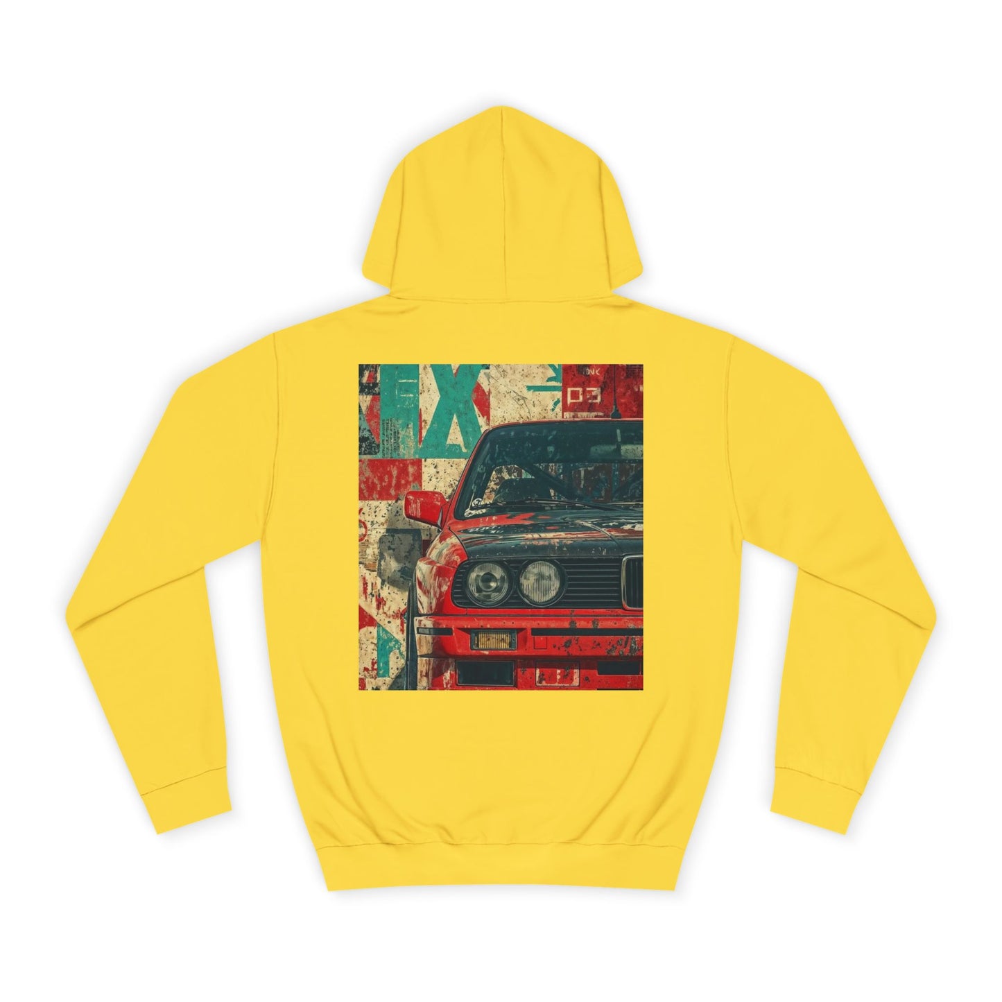 Vintage Racing Car Hoodie — Retro Motorsport Graphic Pullover