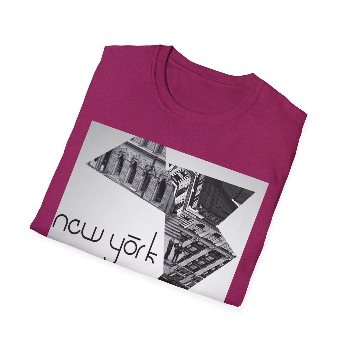 New York City Graphic T-Shirt, Unisex Softstyle Tee, Urban Fashion, Gift for Travelers, Streetwear Style, Vintage NYC Apparel