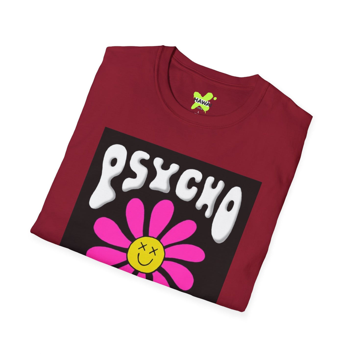 Psychedelic Flower Unisex Softstyle T-Shirt