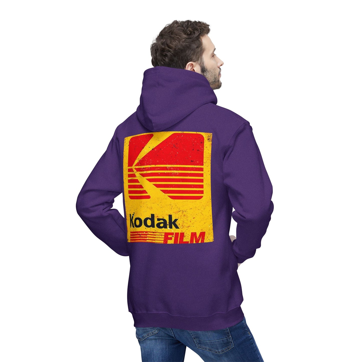Retro Kodak Film Unisex Hooded Sweatshirt - Vintage Style Graphic Hoodie