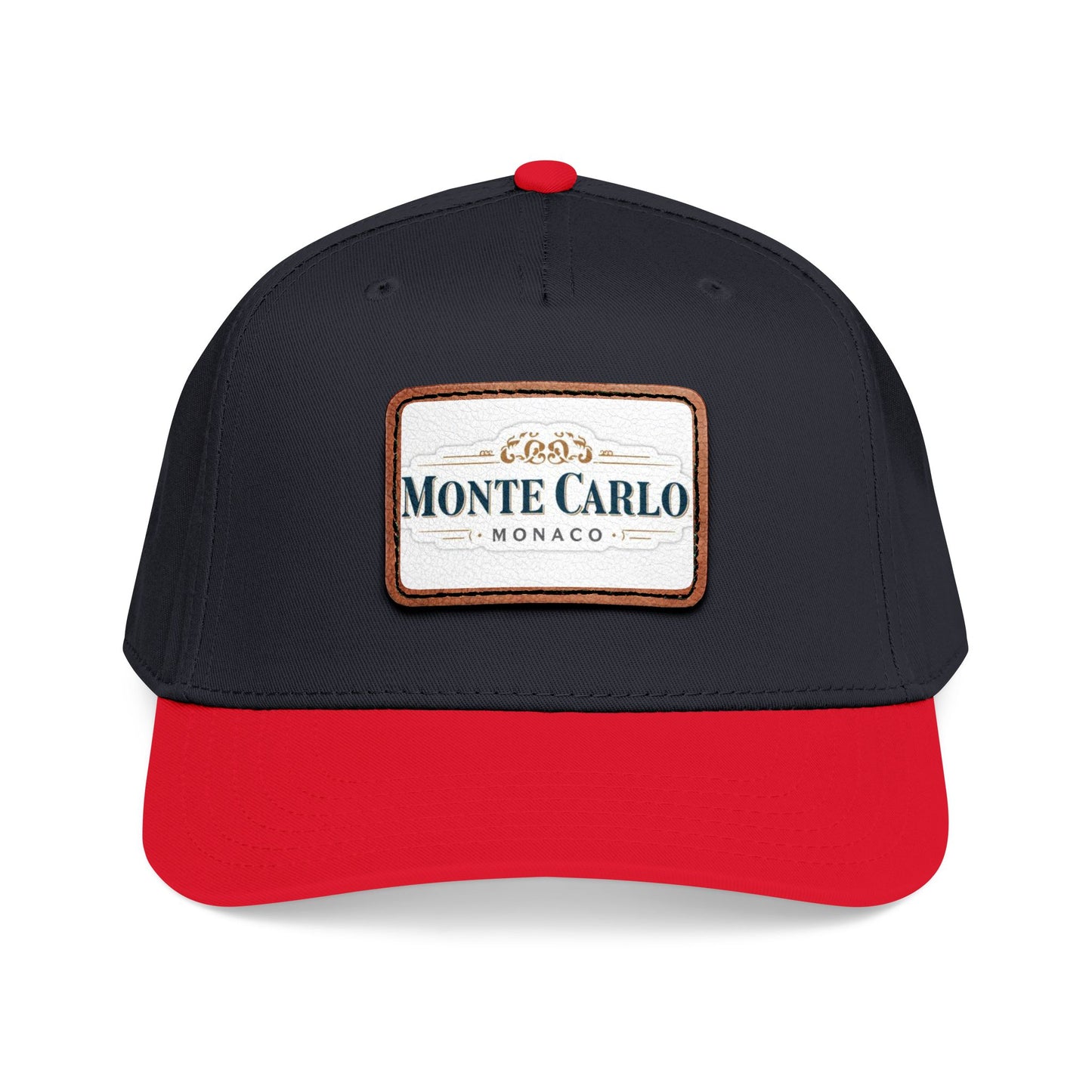 Monte Carlo Leather Patch Baseball Cap