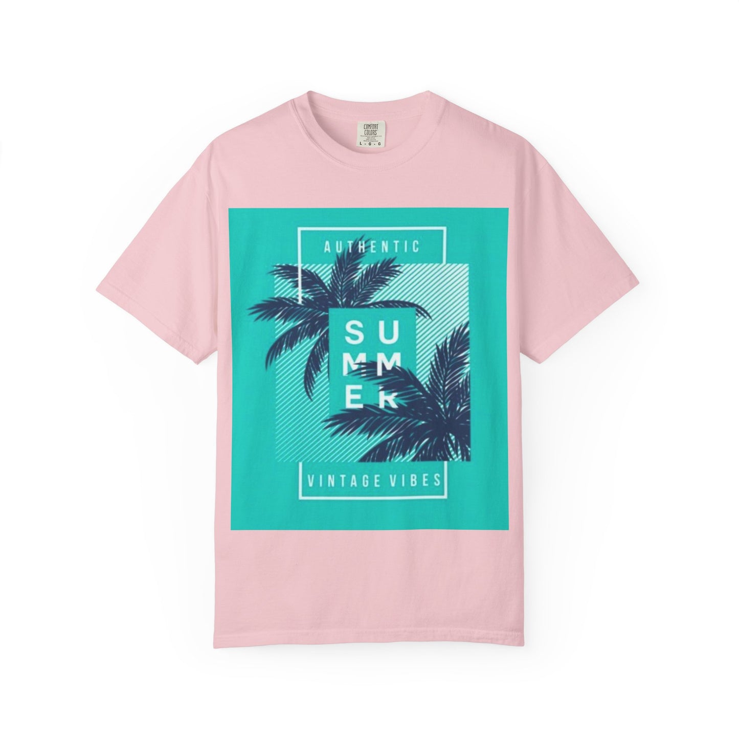 Summer Vintage Vibes T-Shirt — Palm Tree Graphic Tee