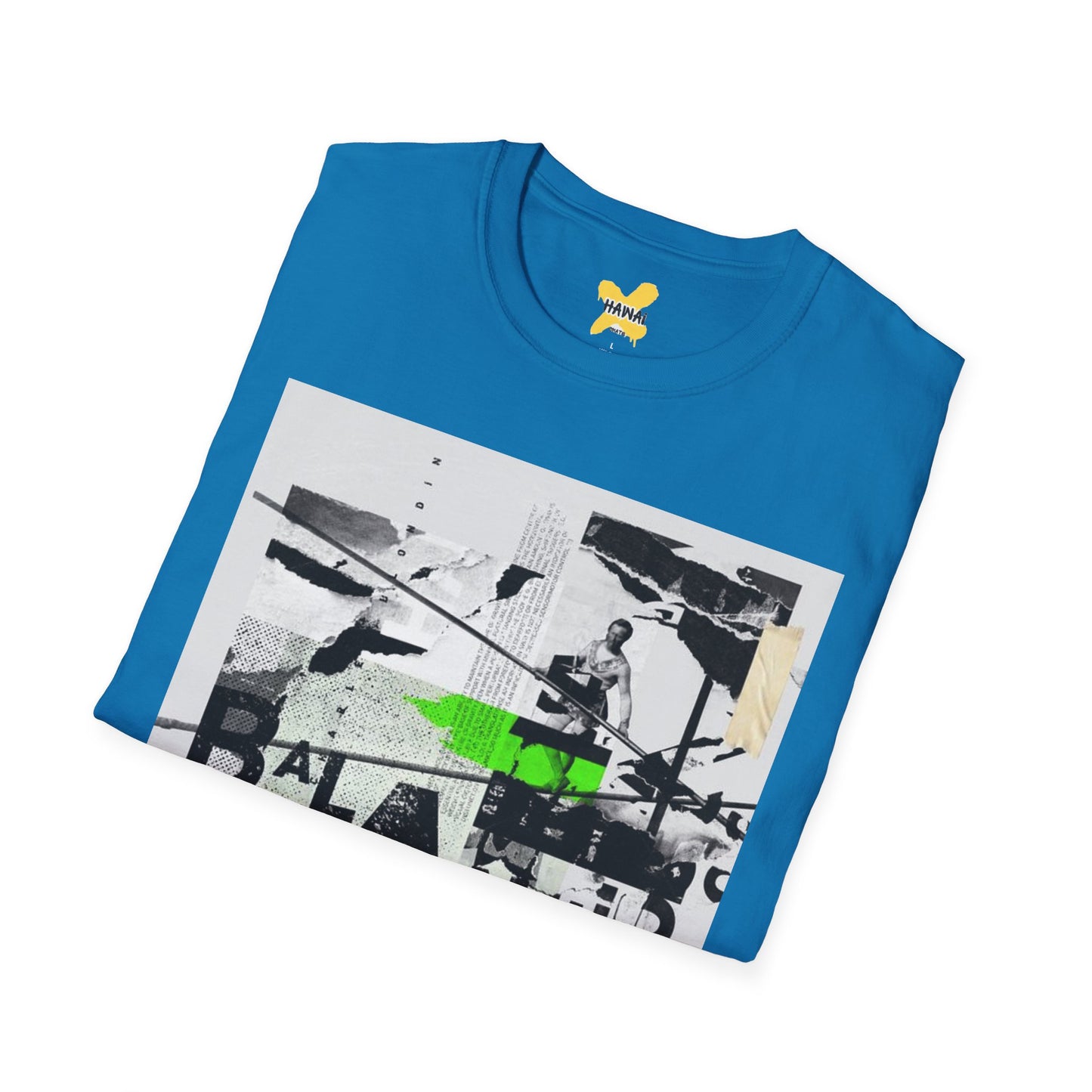 Retro Graphic Tee - Balance Art Design for Casual Style