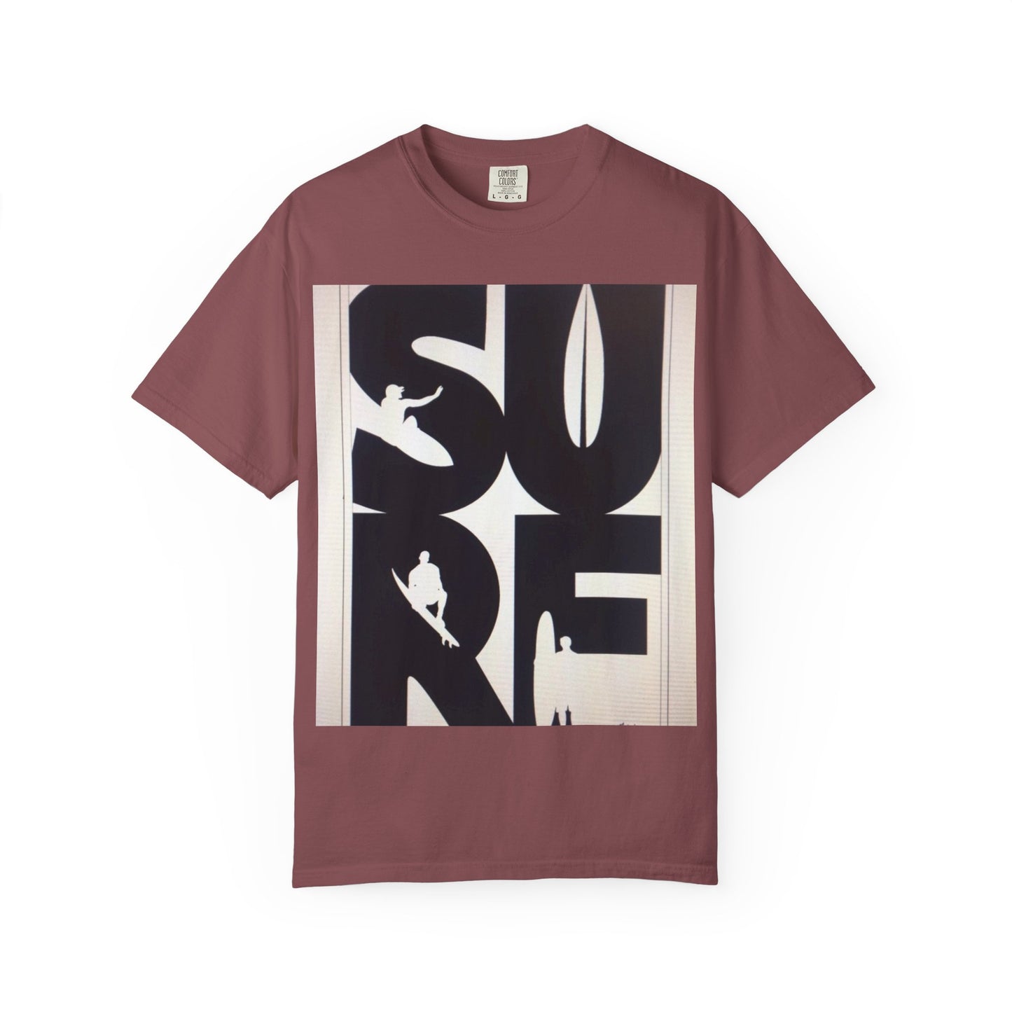 Surf Inspired Unisex Garment-Dyed T-Shirt, Beachwear, Casual Summer Tee, Surfing Gift, Trendy Streetwear, Comfortable Lifestyle Top