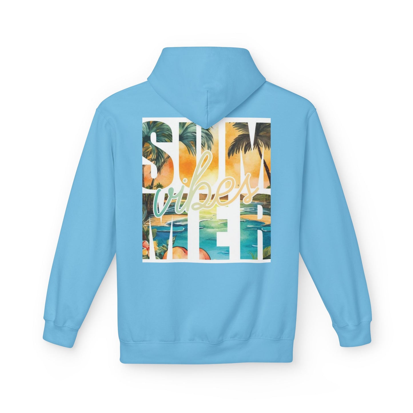 Summer Vibes Unisex Fleece Hoodie