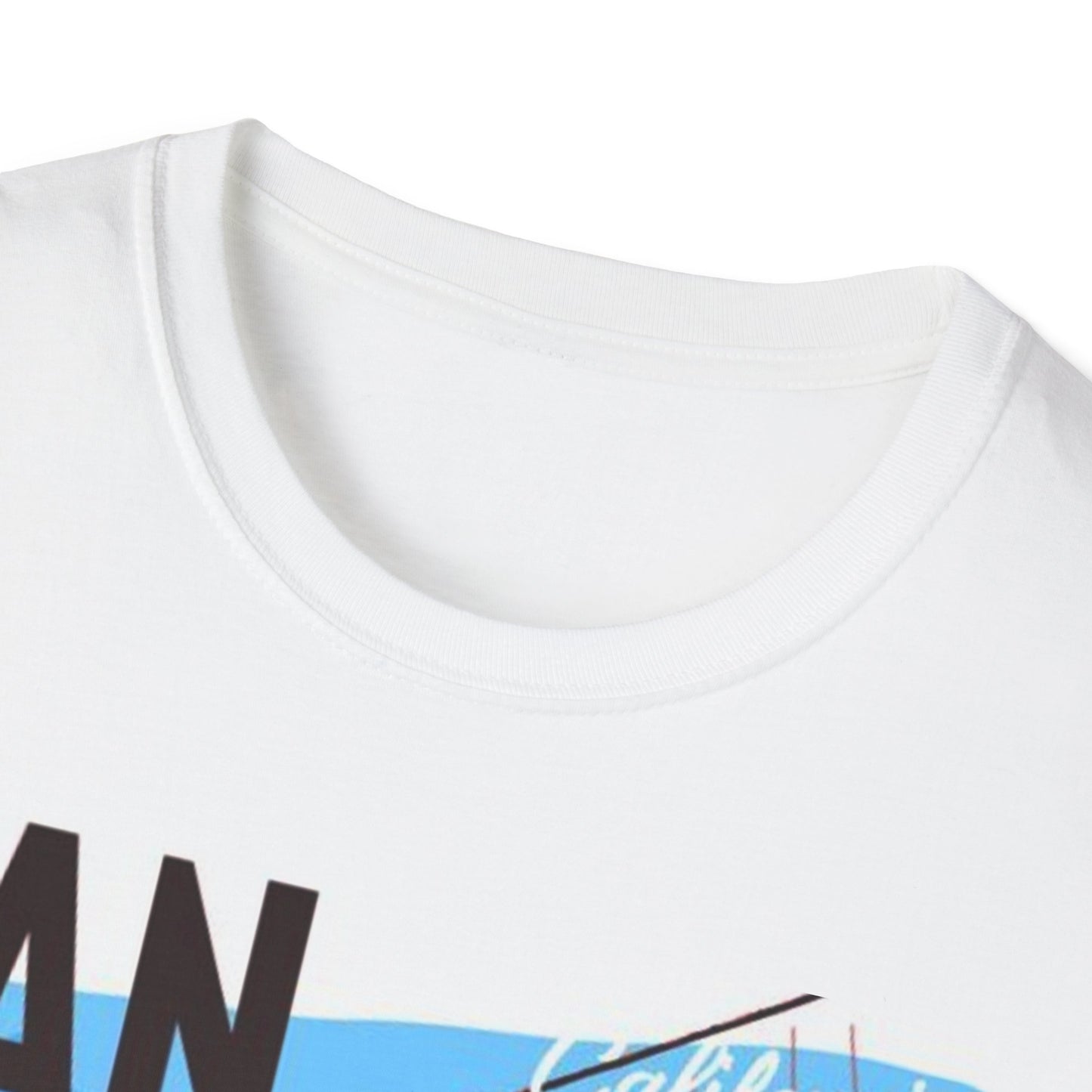 San Francisco Graphic Unisex Softstyle T-Shirt - California Vibe, Perfect for Beach Lovers