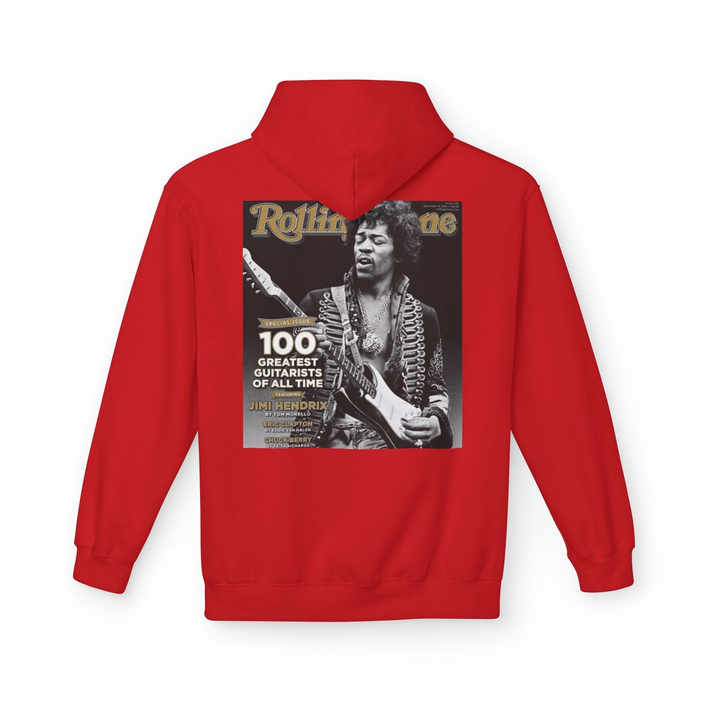 Jimi Hendrix Tribute Fleece Hoodie - Unisex Midweight Softstyle