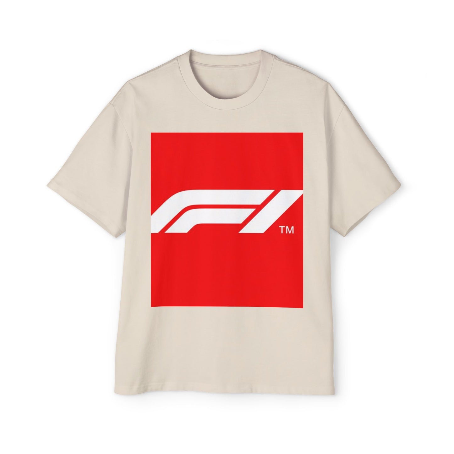 Racing Graphic Tee — Bold Red F1 Logo Shirt