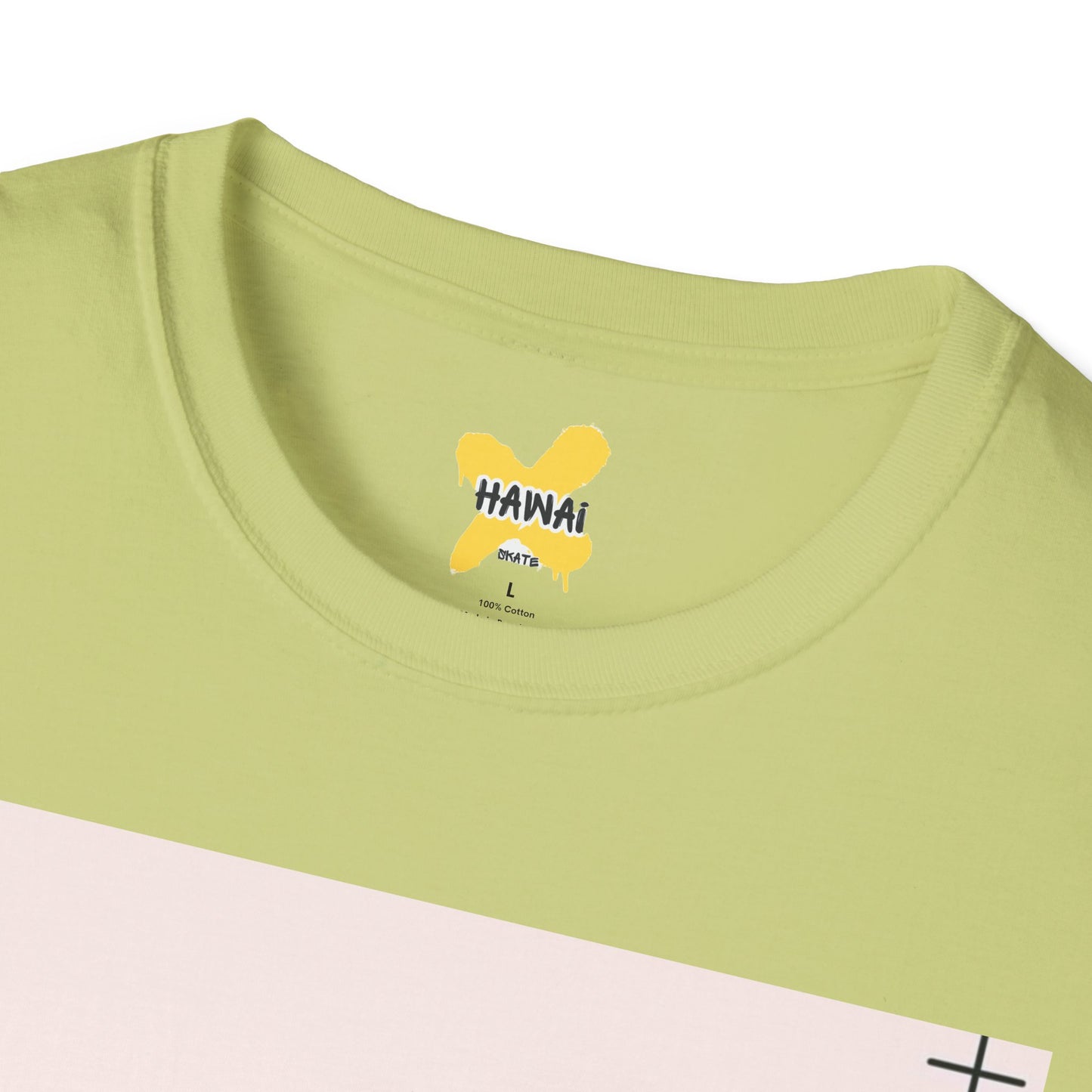 Retro Aesthetic Unisex Softstyle T-Shirt - Vintage Clouds & Texture Design