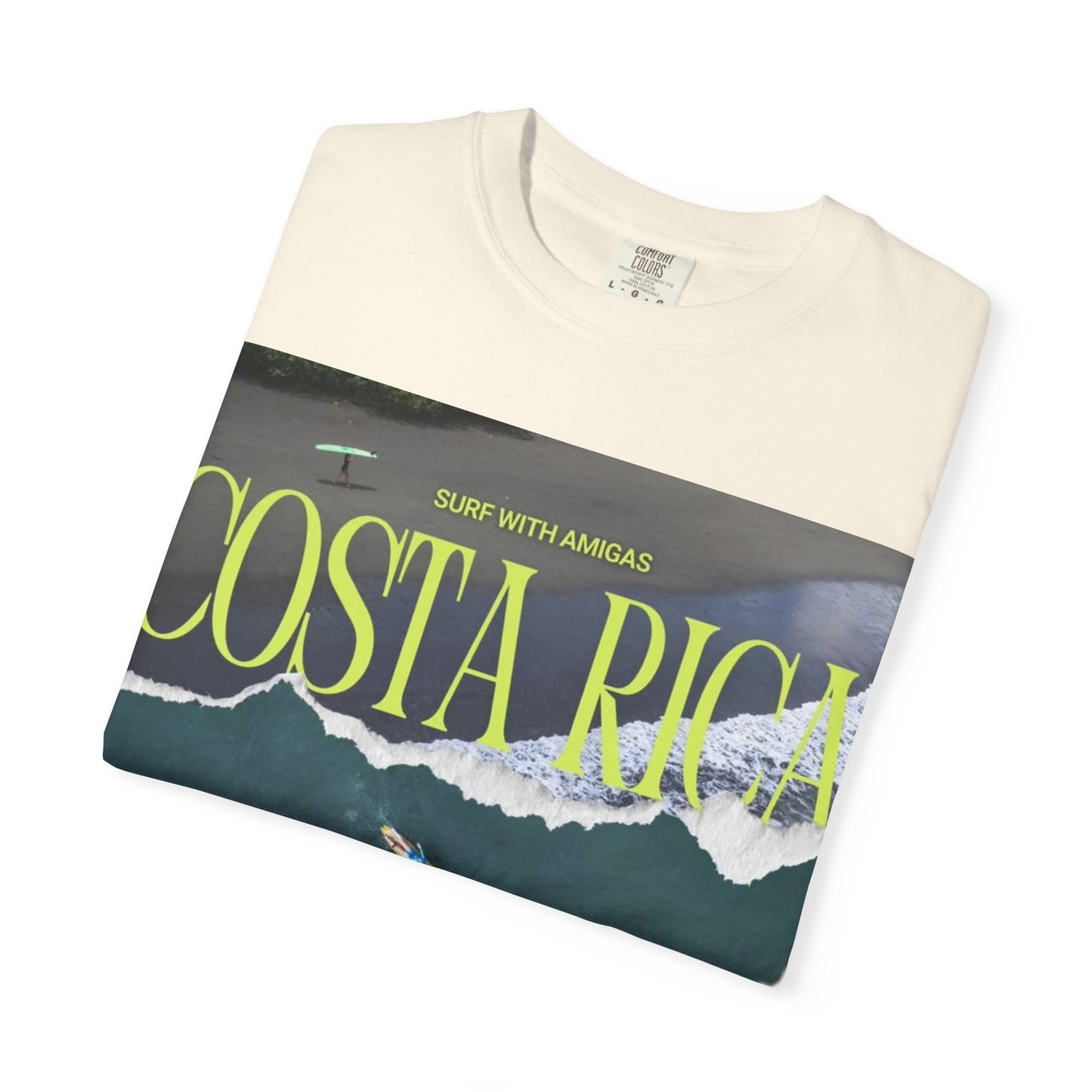 Costa Rica Surf T-Shirt — Aerial Wave & Surfers Graphic Tee