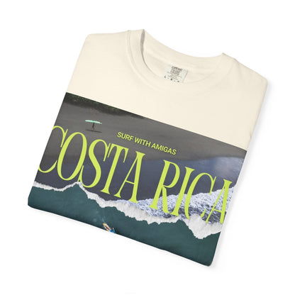 Costa Rica Surf T-Shirt — Aerial Wave & Surfers Graphic Tee