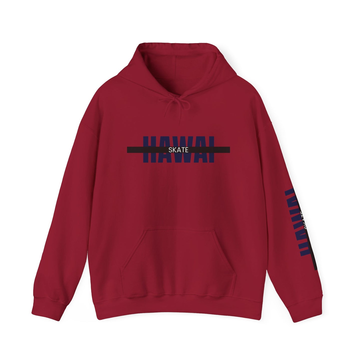 Hawaii Skate Hoodie - Cozy Unisex Heavy Blend Sweatshirt, Perfect for Beach Days, Skateboarding, Casual Outings, Gift Idea
