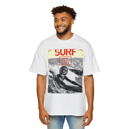 Surf Magazine Graphic Tee — "Surf: The Wave Issue" Vintage Beach Shirt