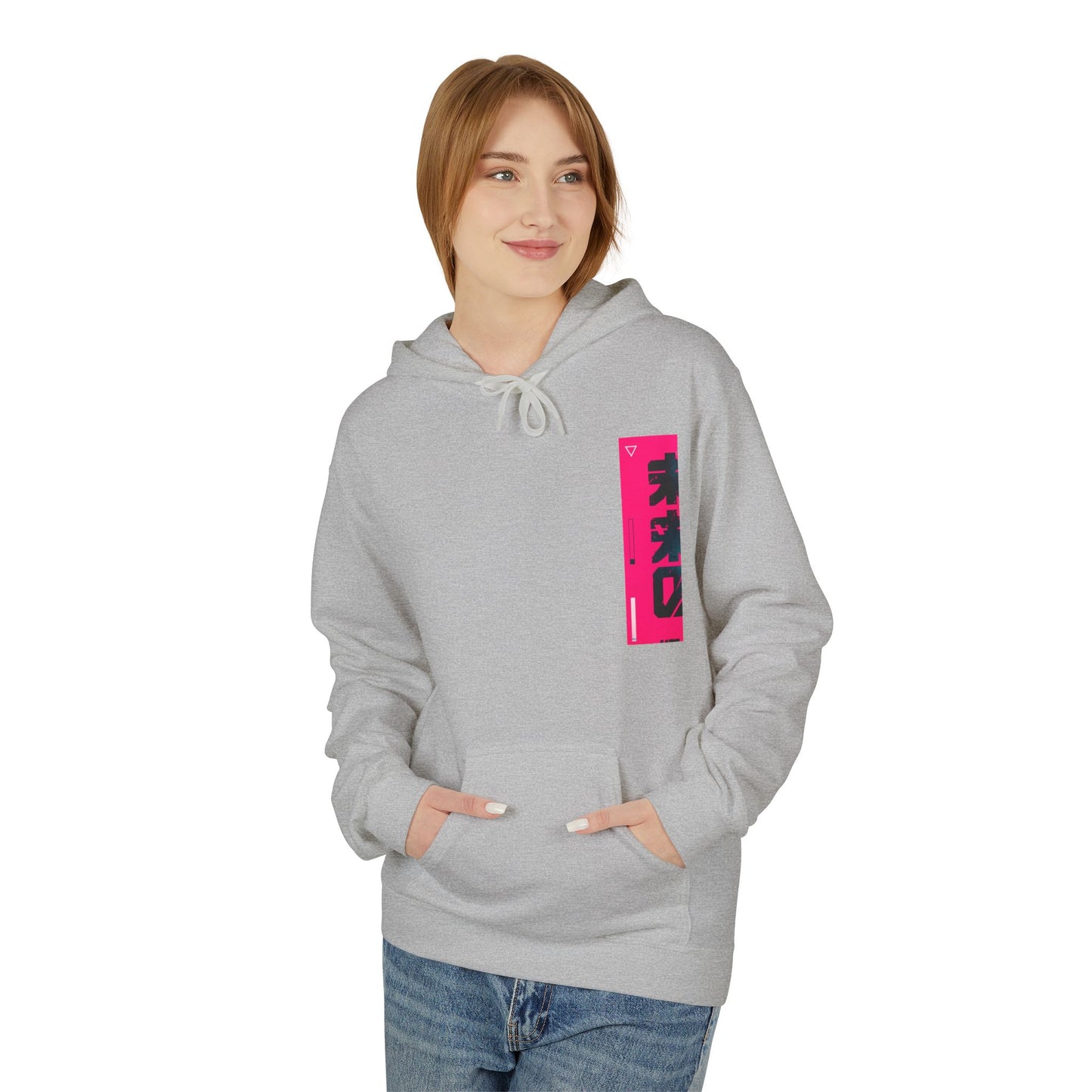 Hoodie • Neon Japanese Graphic "未来" Streetwear Pullover