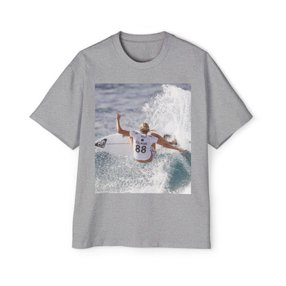 Surf Photo Oversized Tee — Wave Rider Graphic T-Shirt